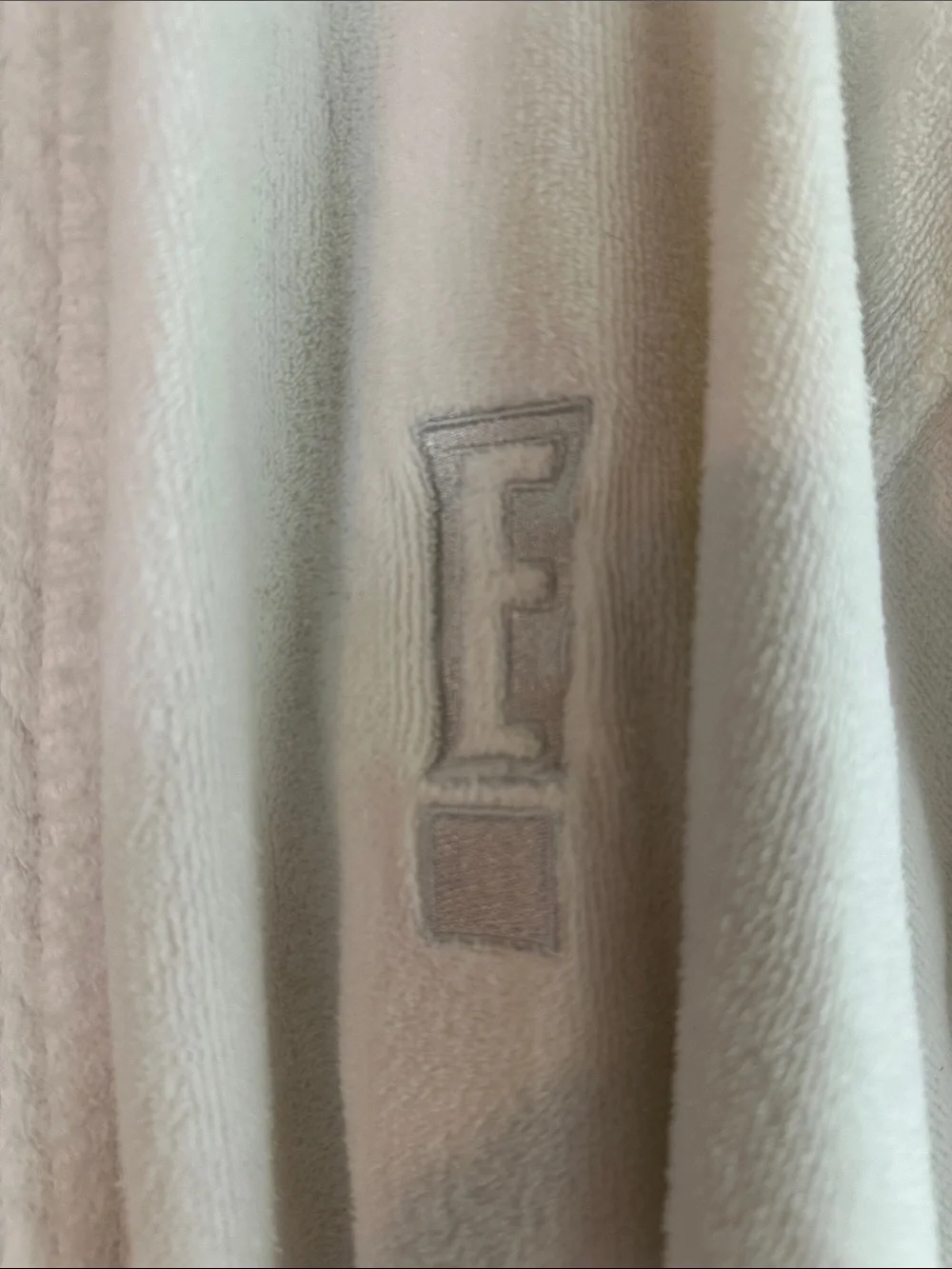 White Cotton Bathrobe with Belt